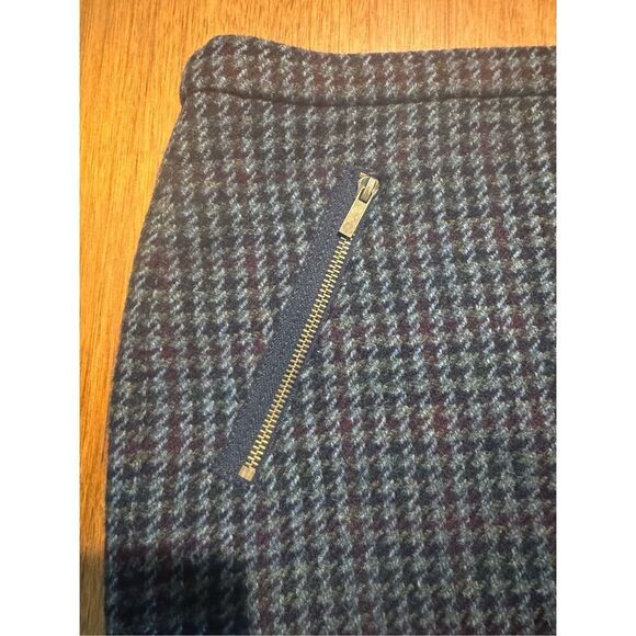 JCrew Zip Front Pencil Skirt, Wool - Picture 3 of 9